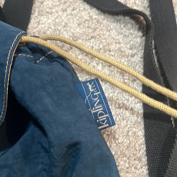 Kipling blue backpack - Picture 4 of 8